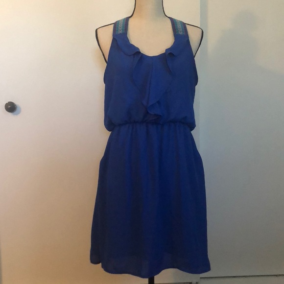 Xhilaration Dresses & Skirts - Sold Blue pocket dress